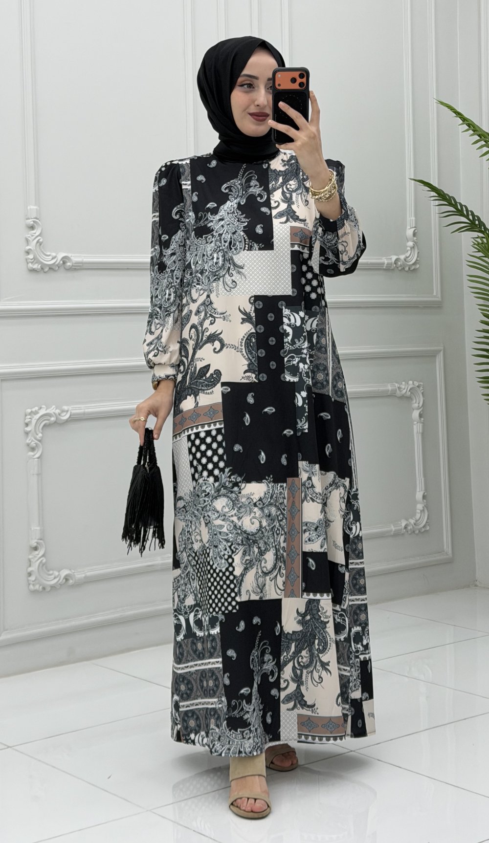 Gülce Elbise Siyah — Siyah