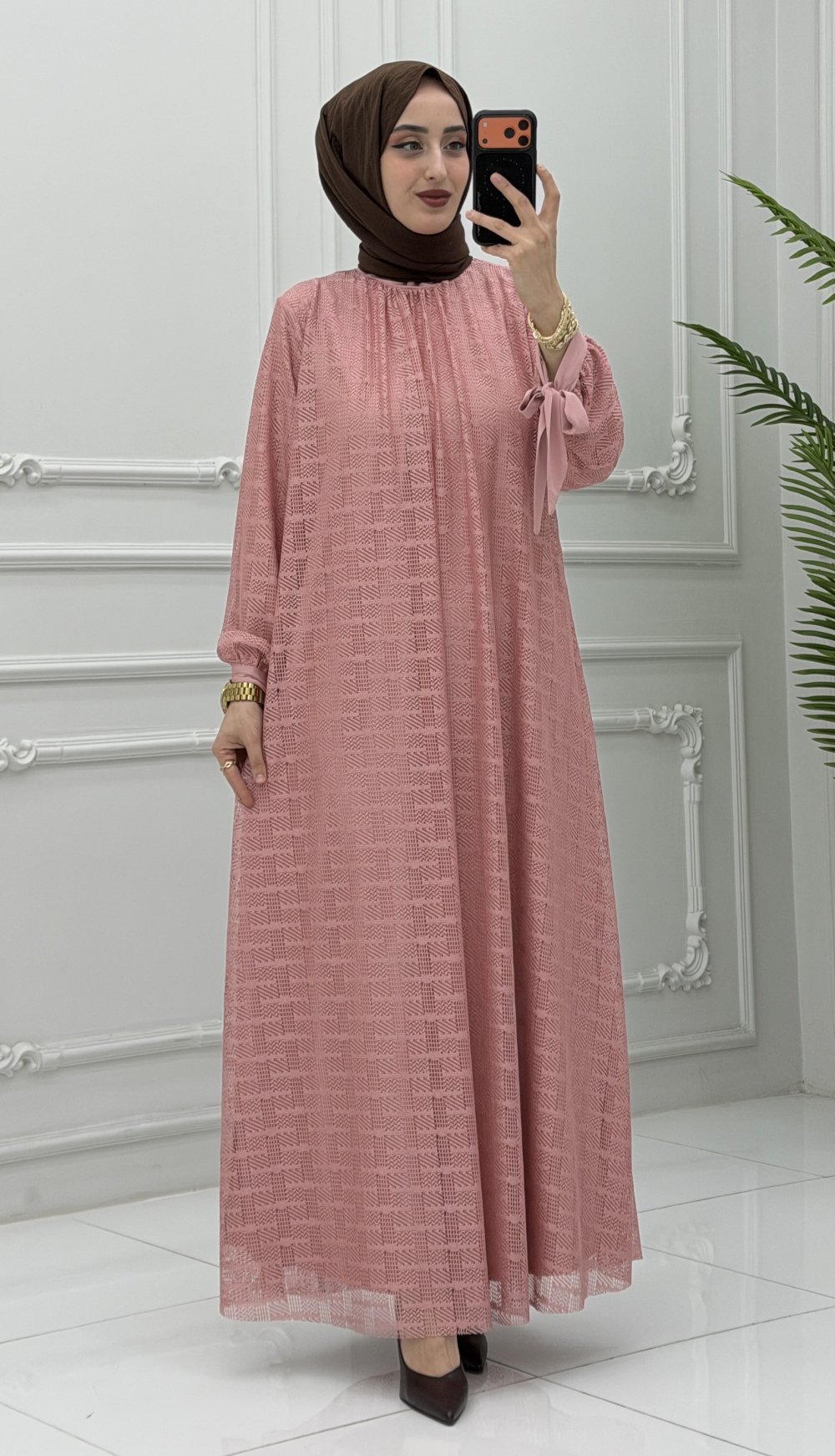 İlay Elbise Pembe — Pembe