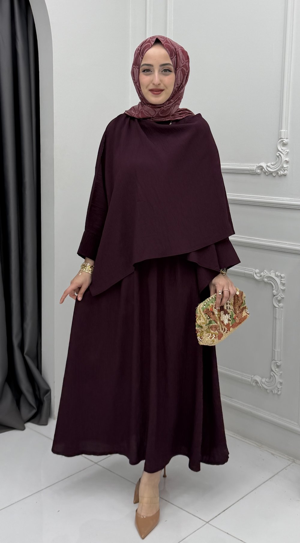 Bella Etek Takım Mürdüm — Mürdüm