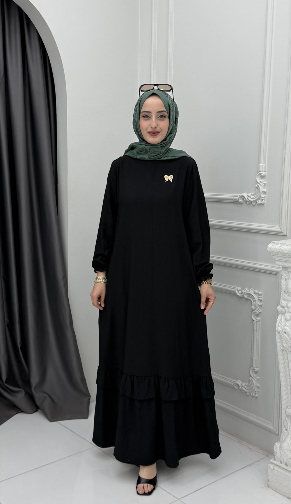 Asmin Elbise Siyah — Siyah