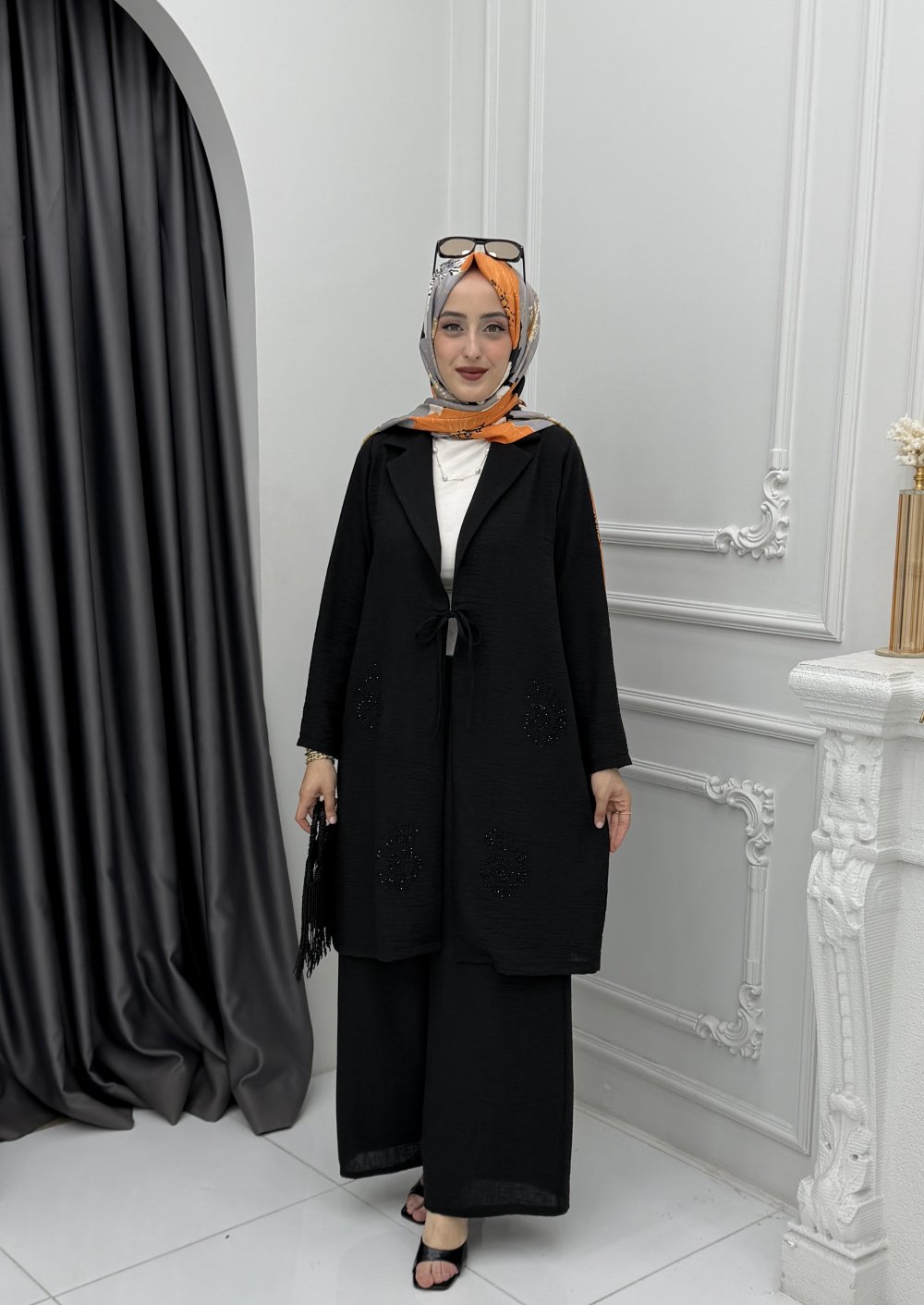 Açelya Takım Siyah — Siyah