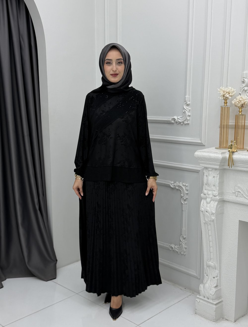 Meltem Etek Takım Siyah — Siyah