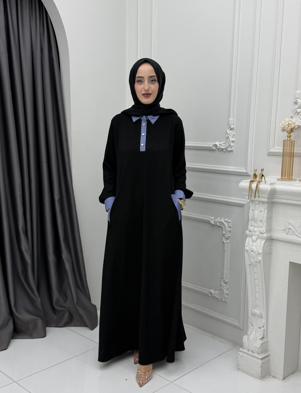 Nil Elbise Siyah — Siyah